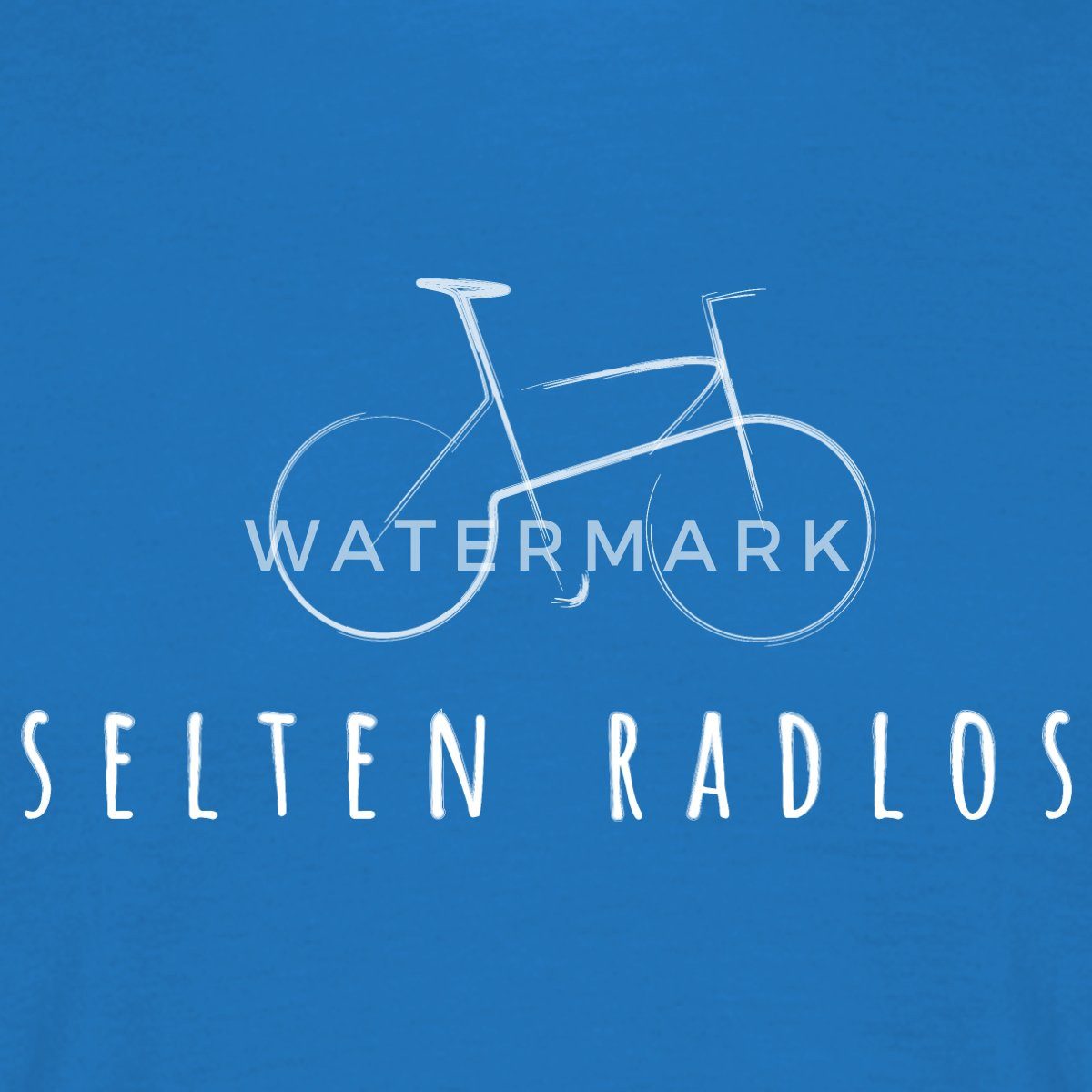 Spreadshirt T-Shirt Fahrrad Geschenk Selten Radlos günstig online kaufen