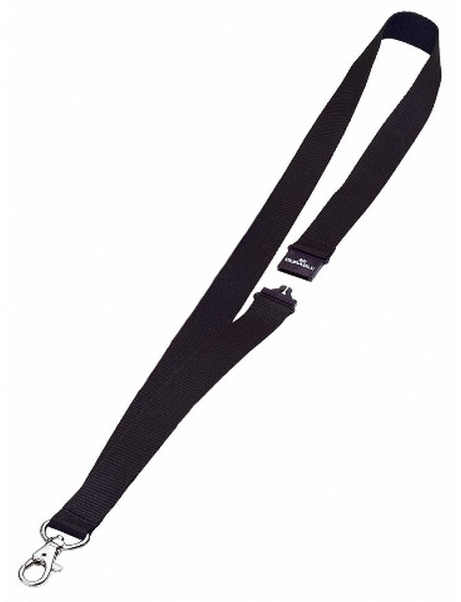 DURABLE Hinweisschild Textilband 20mm mit Karabiner 44cm grün VE=10 Stück