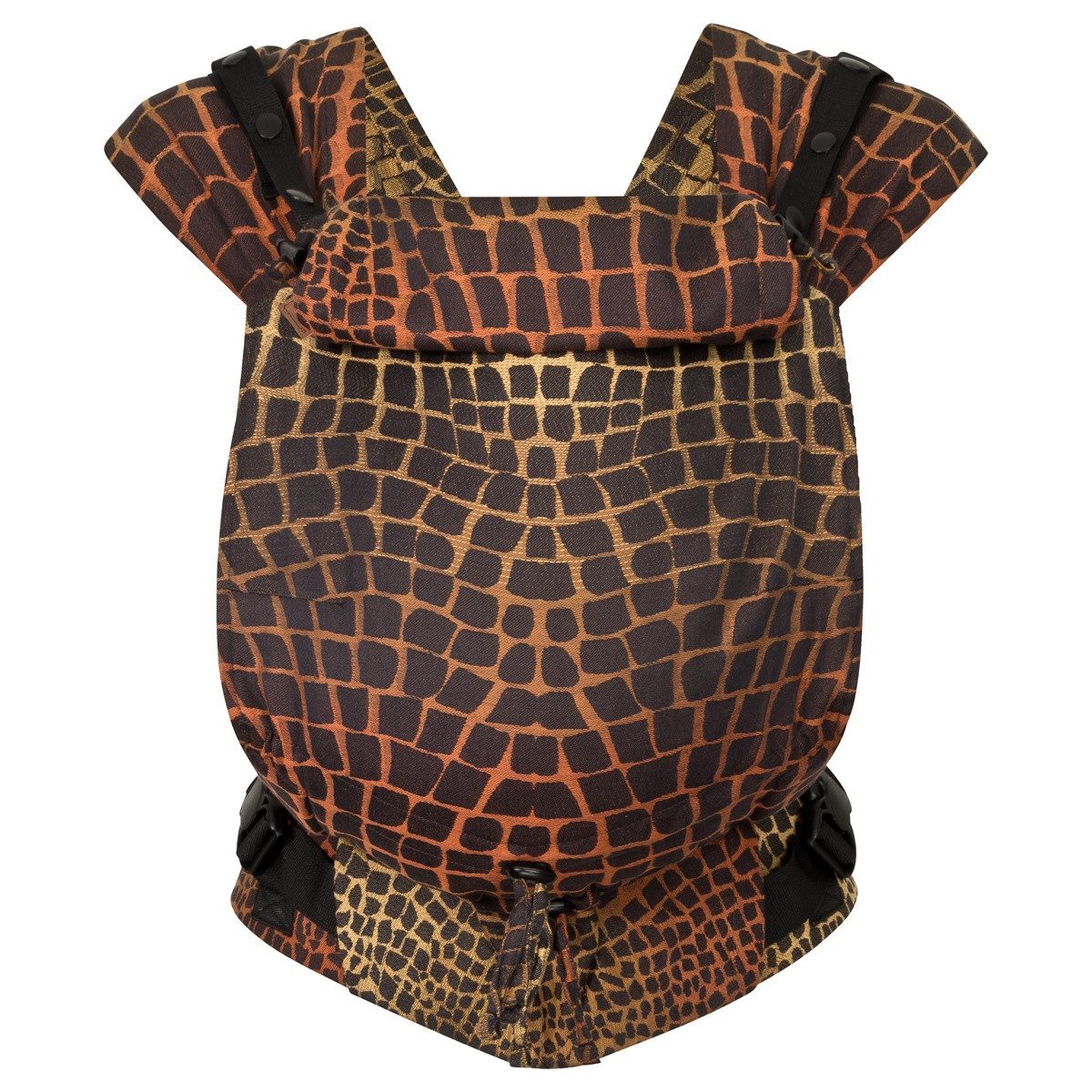 Hoppediz Babytrage Primeo, ab Geburt (2,5 kg) Bauchtrage & Rückentrage aus 100 % Bio-Baumwolle