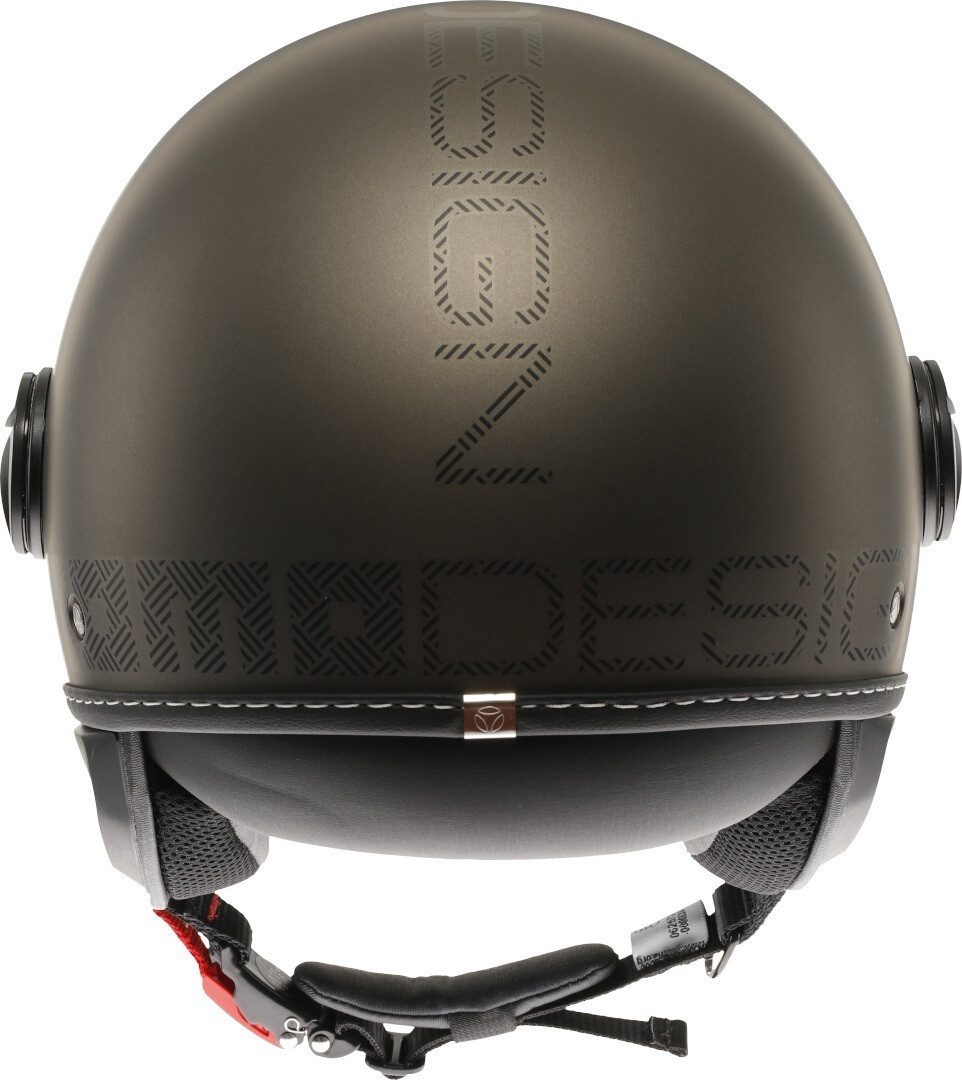 Momo Motorradhelm FGTR Evo Hip Jethelm, vorbereitet für Kommunikationssystem,integriertes Sonnenvisier