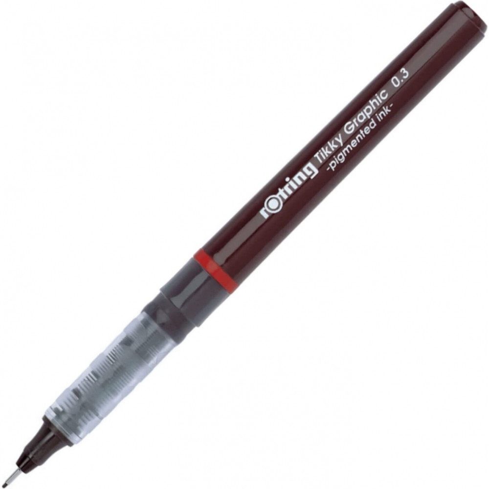 ROTRING ROTRING Tikky Graphic 0, Schwarz - Zeichenstift. Elektro-Kabel, Präzise Feinzeichnung, ergonomisches Design
