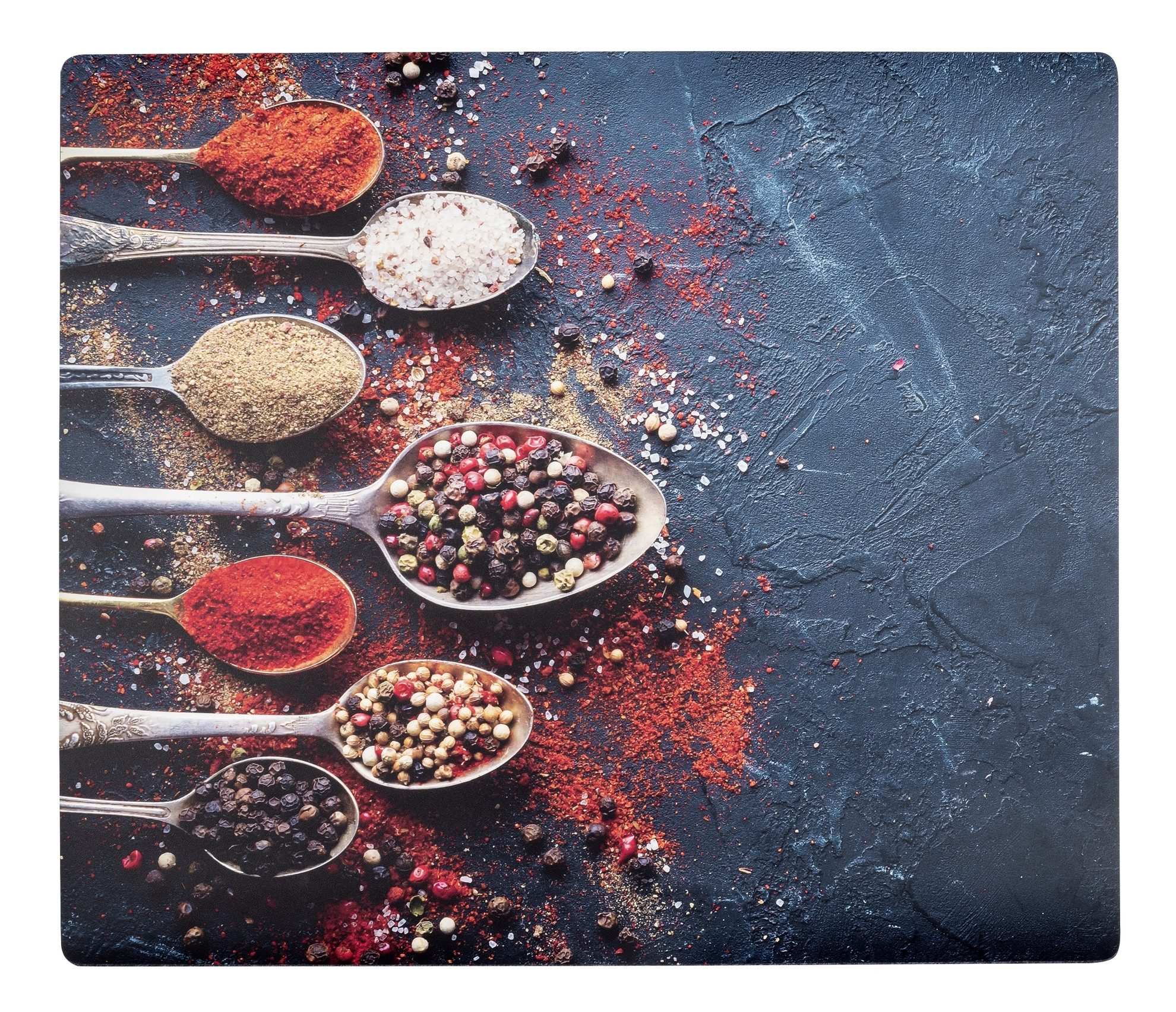 WENKO Herd-Abdeckplatte Modell Pikant, Kunststoff, Schutzmatte, Abdeckmatte für Kochfelder, Induktionsschutzmatte