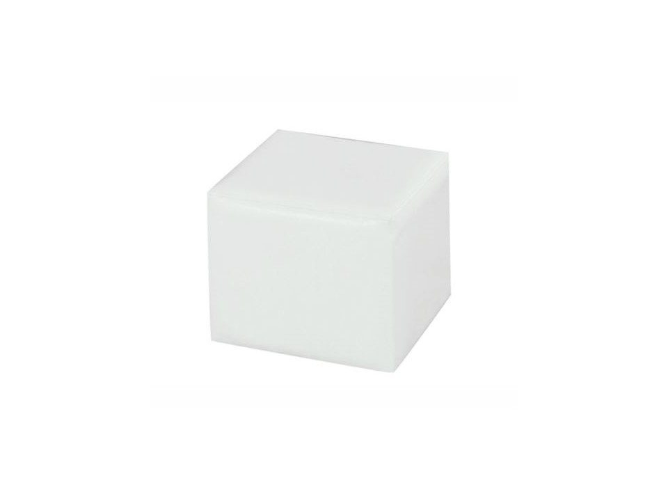 Möbel-Lux Sitzhocker Lajivert Cube, Pouf Würfel-Hocker Creme