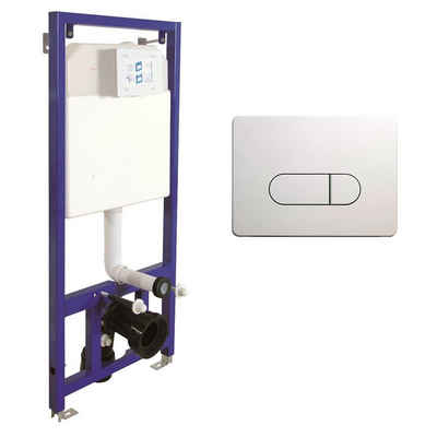 Belvit Vorwandelement WC BV-VR2001+BV-DP1001, set, 1 St., Belvit Trockenbau Vorwandelement Montageelement Für Wand-WC mit