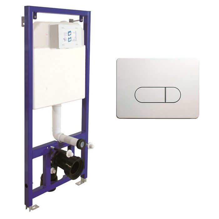 Belvit Vorwandelement WC VR2001DP1001 set Belvit Trockenbau Vorwandelement Montageelement Für Wand-WC mit