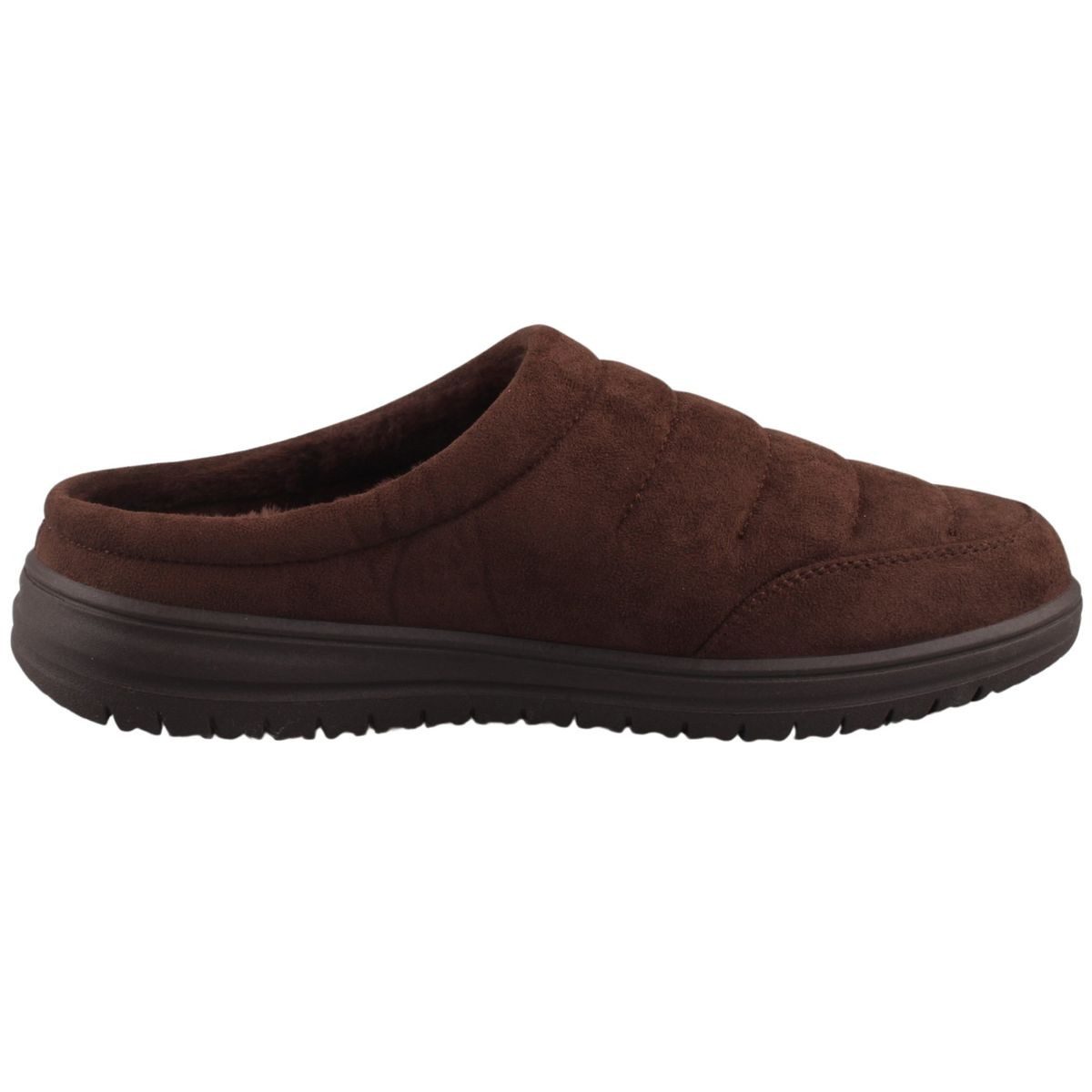 Skechers 204636-CHOC Hausschuh Komfortable Herren-Pantolette mit weichem Kunstfellfutter – Bild 2 von 5