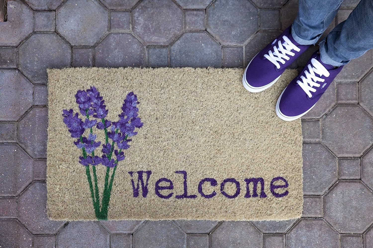 Entryways Fußmatte Entryways Handgewebte Kokosfußmatte Fußmmatte günstig online kaufen