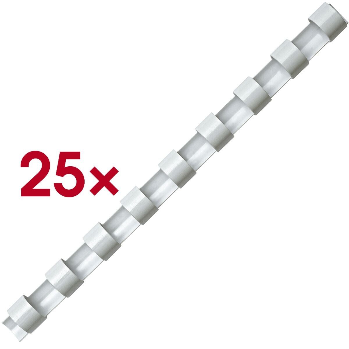 FELLOWES Bindegerät, Plastikbinderücken Ø 6 mm, 21 Ringe, DIN A4, 20 Blatt