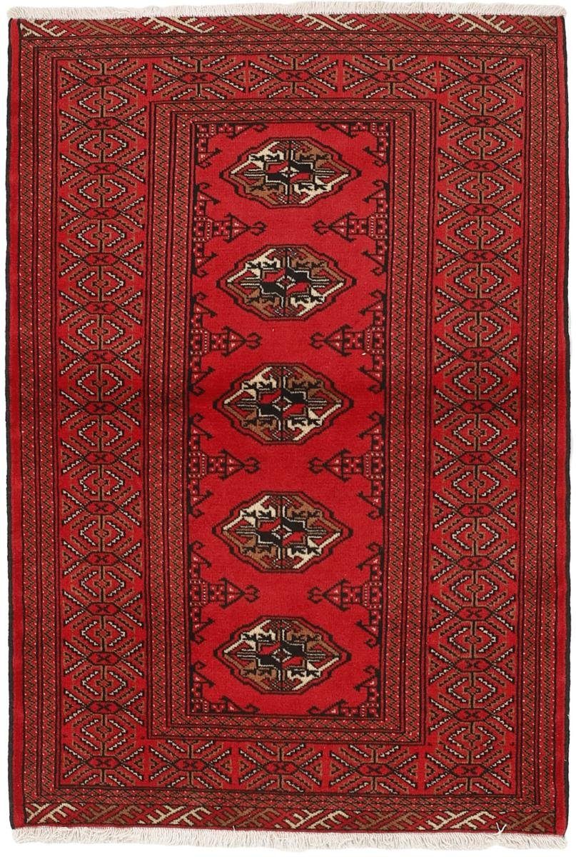 Orientteppich Turkaman 97x145 Handgeknüpfter Orientteppich / Perserteppich, Nain Trading, rechteckig, Höhe: 6 mm | Kurzflor-Teppiche