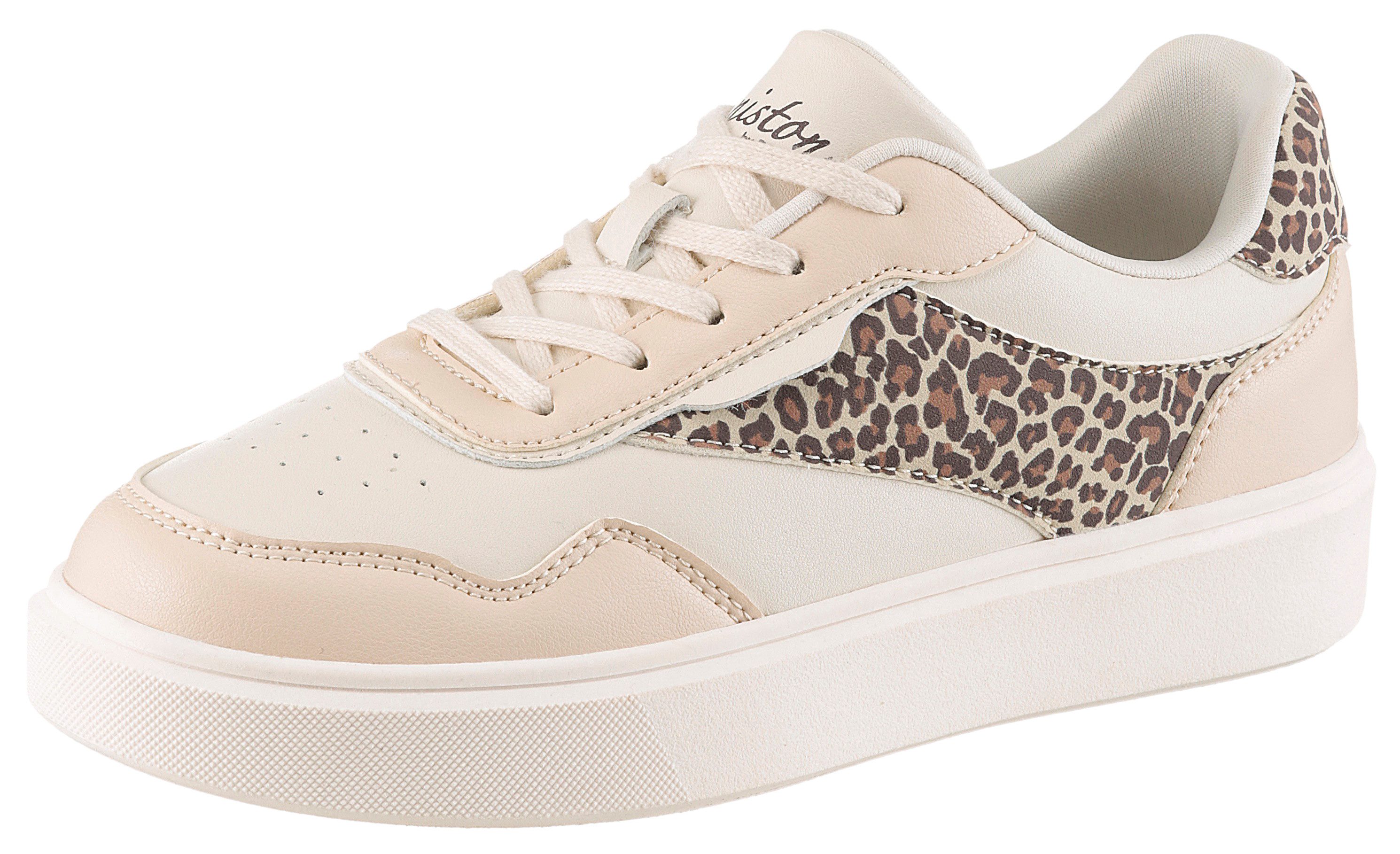 Aniston SHOES Sneaker Schnürschuh, Freizeitschuh mit Animal-Print - NEUE KOLLEKTION