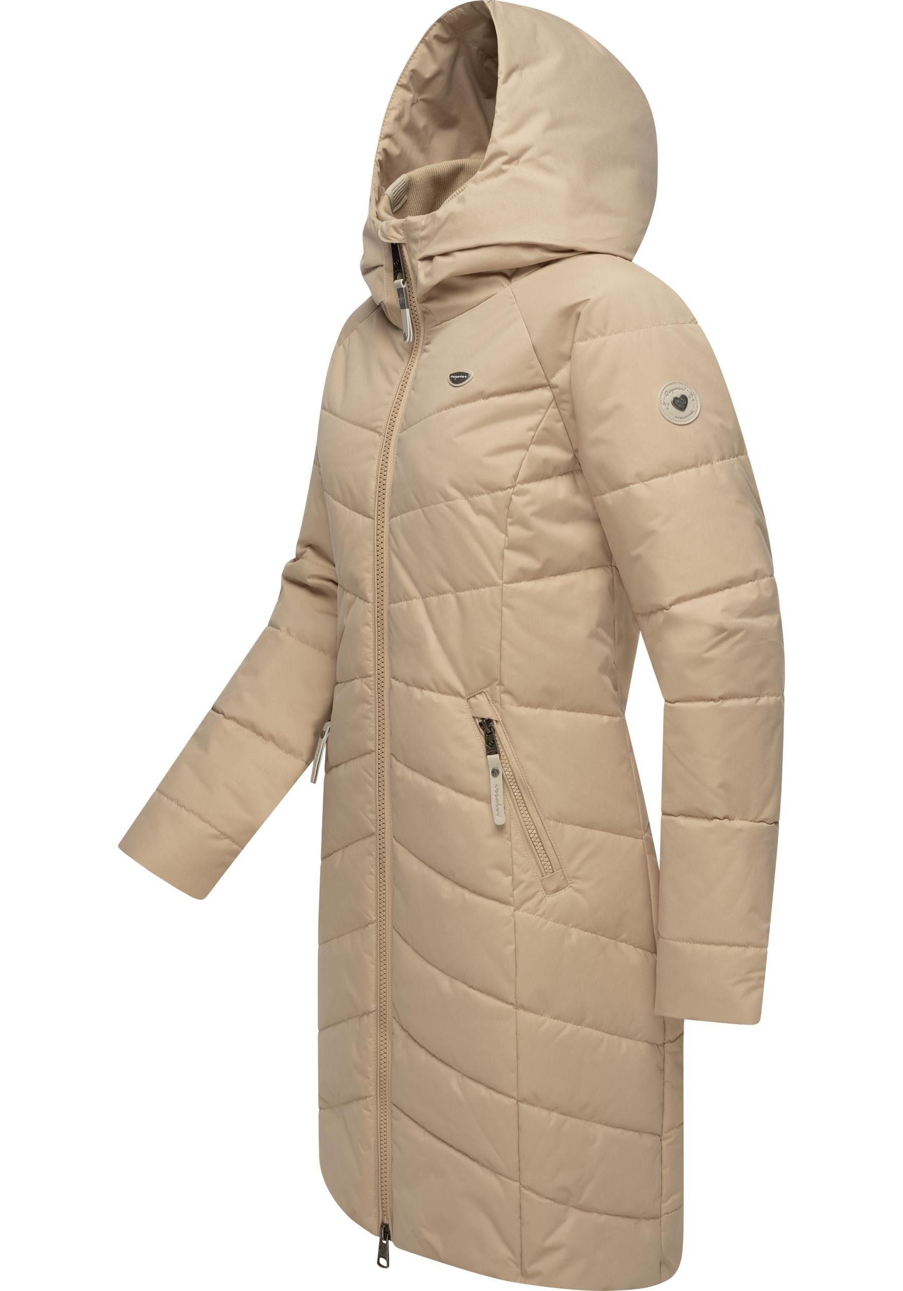 Ragwear Steppmantel Dizzie Coat Wasserdichter Winterparka mit gefütterter Kapuze – Bild 2 von 5