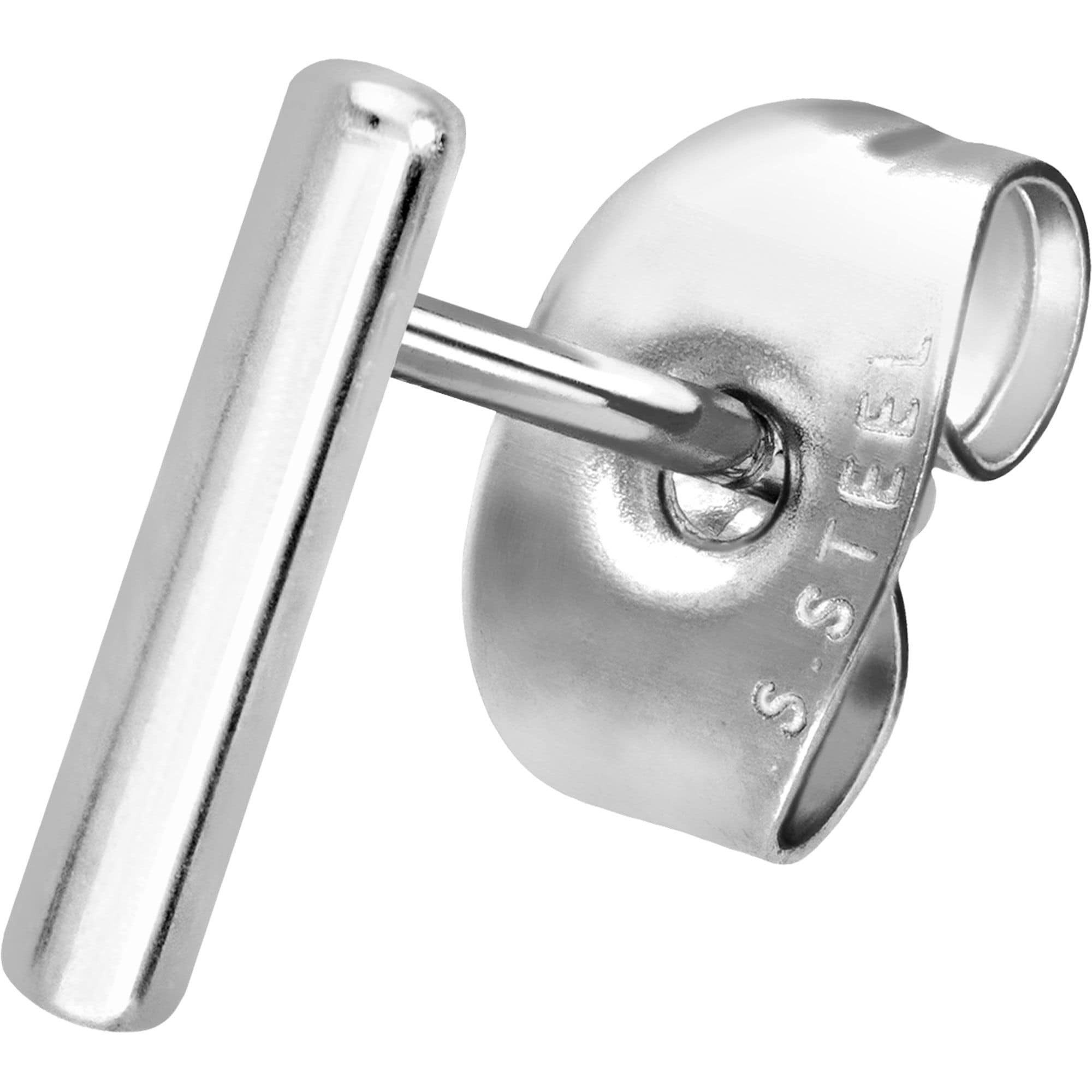 FILANGO Paar Ohrstecker Chirurgenstahl Ohrstecker STAB (Ohrstecker, 1-tlg) – Bild 3 von 5