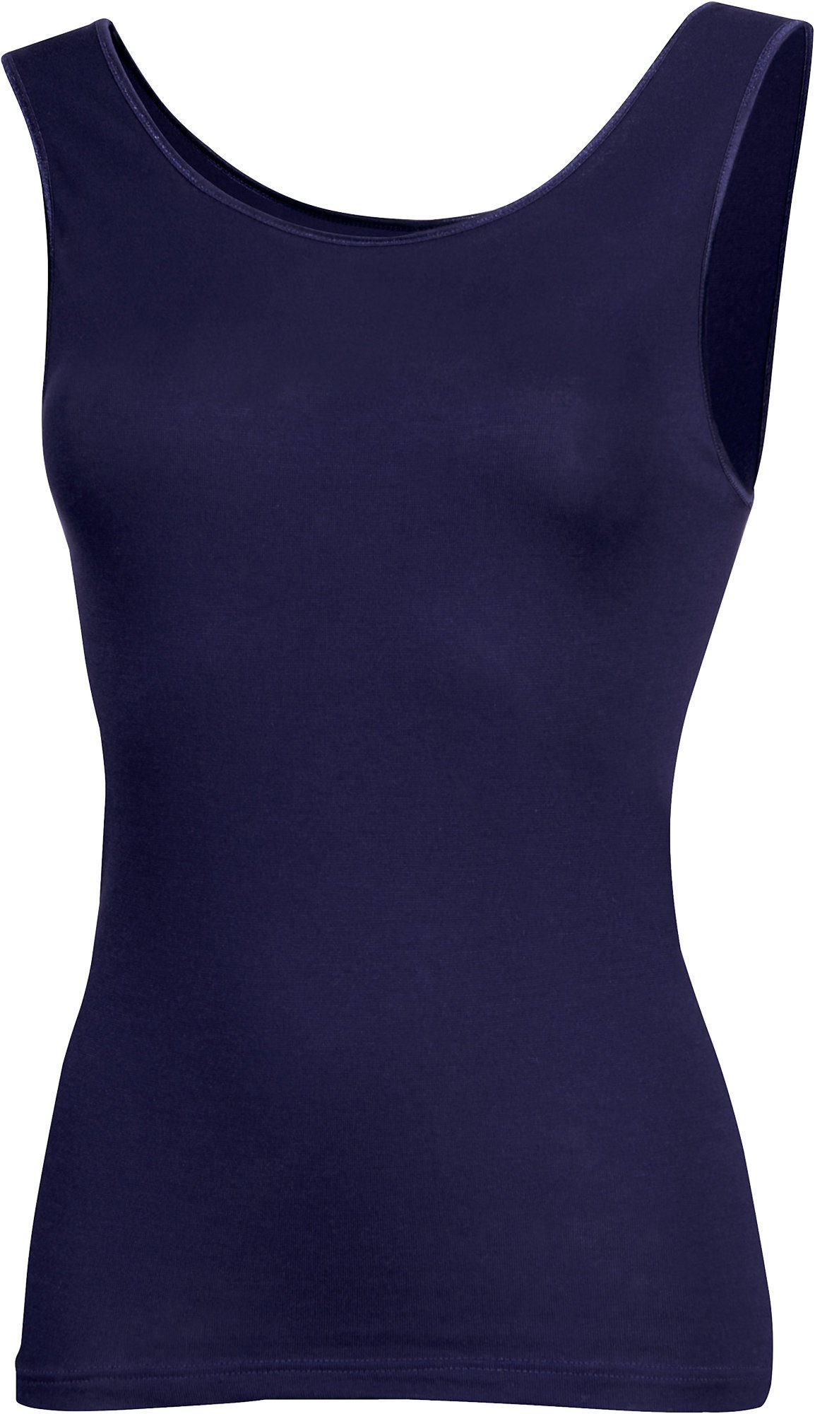 Erwin Müller Unterhemd Damen-Unterhemd Modal Uni