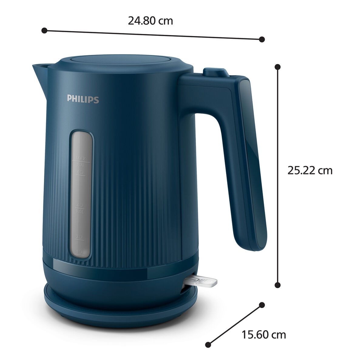 Philips Wasserkocher 17 L Wasserkocher Philips HD941170 Blau 2200 W 1,7 L ABS, 1.7 l, 2200 W