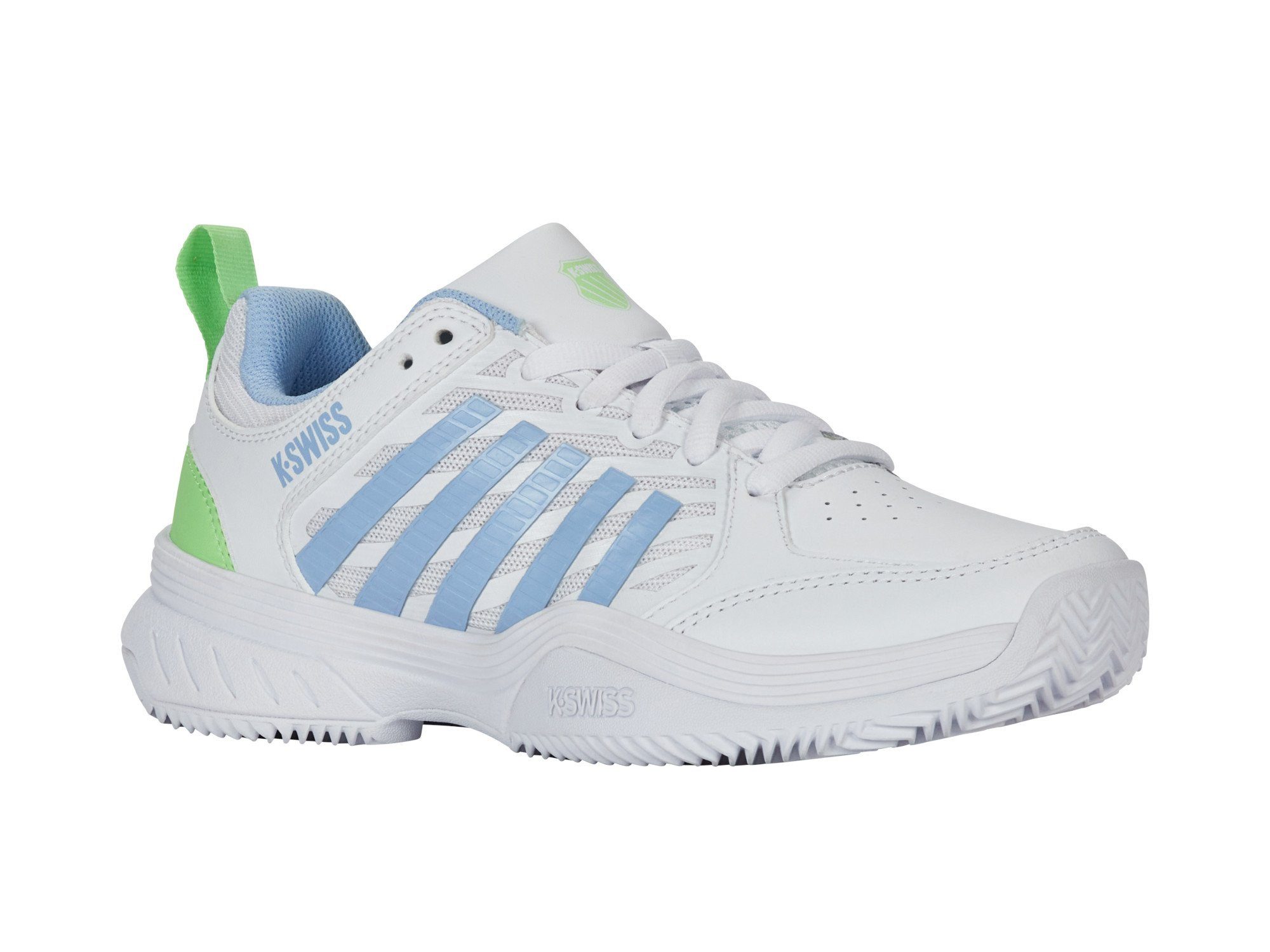 K-Swiss Performance Court Express 2 Clay/Sandplatz 2025 weiss/blau/grün Dam günstig online kaufen