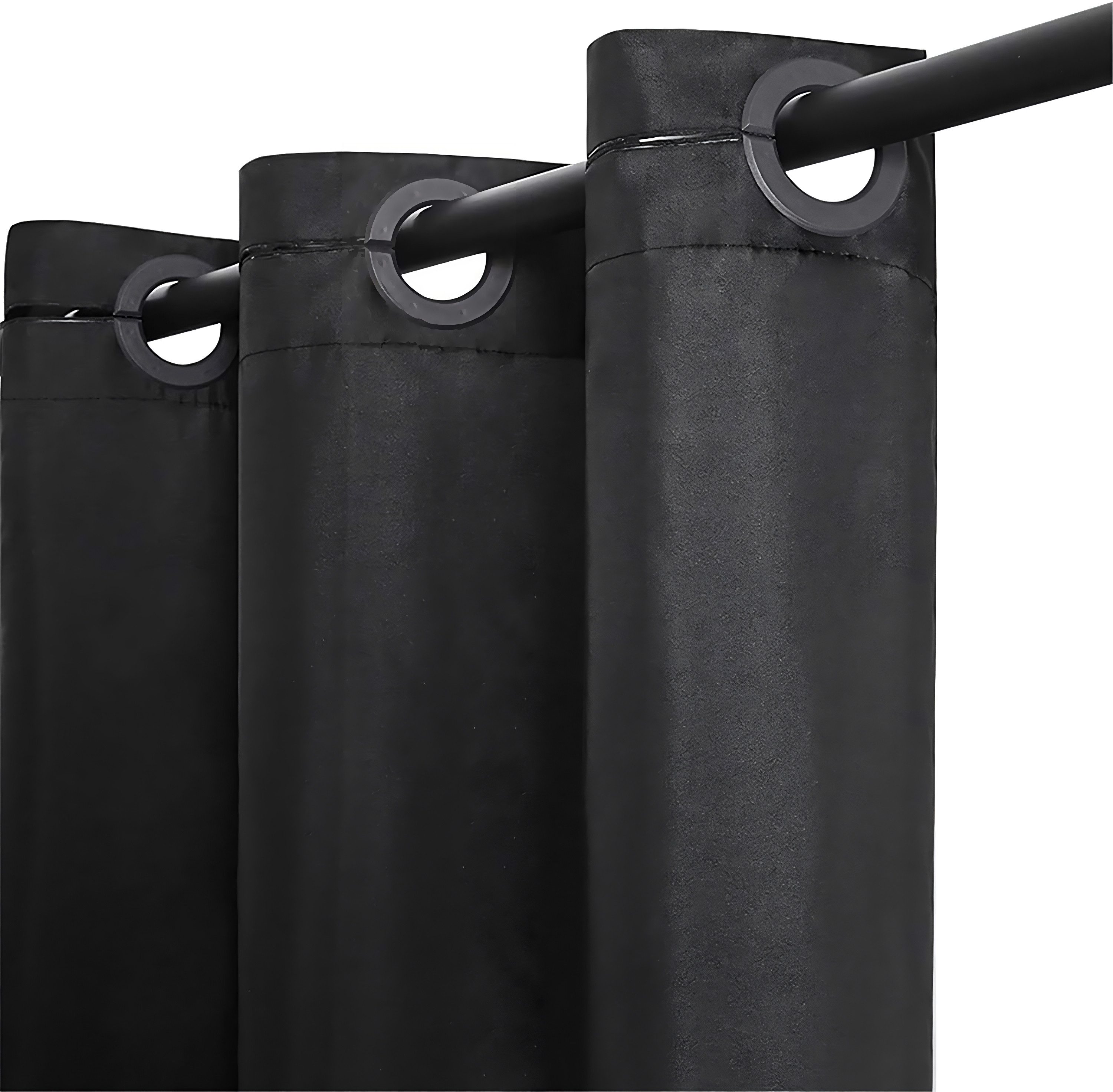 LikeKa Duschvorhangstange Duschstange schwarz,Gardinenstange ohne Bohren Kl günstig online kaufen