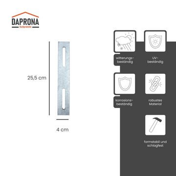 DAPRONA Trittleiter, Verbinder, Verbindungsstück für Laufrost, Dach, verzinkt