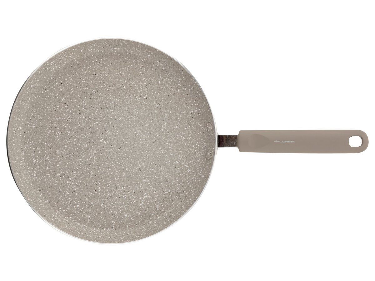 (sehr Bratpfanne Bratpfanne 25cm, für Pfannkuchen Beschichtung: Florina beige Keramik Aluminiumguss hochwertig) Farbe