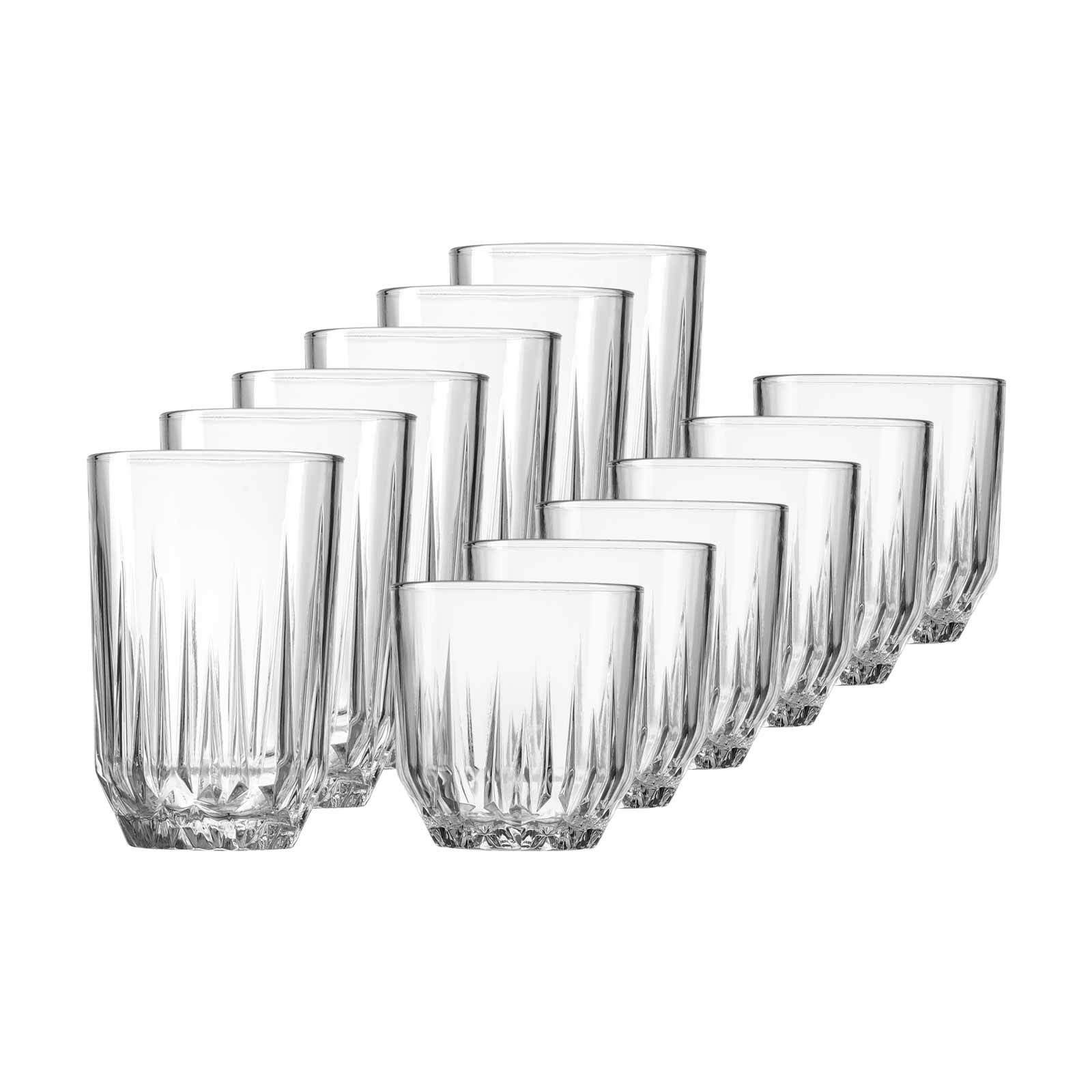 Ritzenhoff & Breker Gläser-Set Palace Whisky & Longdrinkgläser-Set 12er Set, 12-tlg., Glas