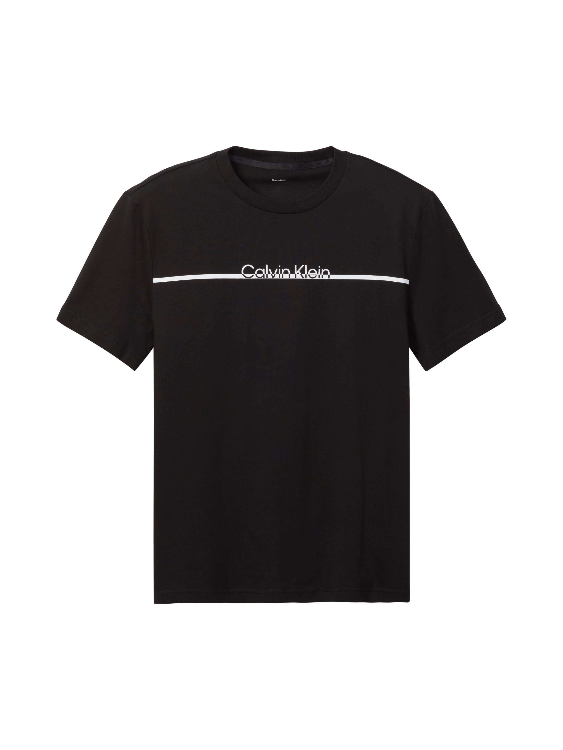 Calvin Klein Jeans T-Shirt Rundhalsausschnitt, Regular Fit, Logoschriftzug – Bild 5 von 5