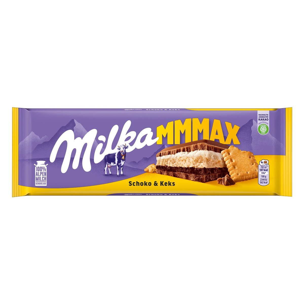 MILKA Schokolade, Milka Schoko und Keks 300g