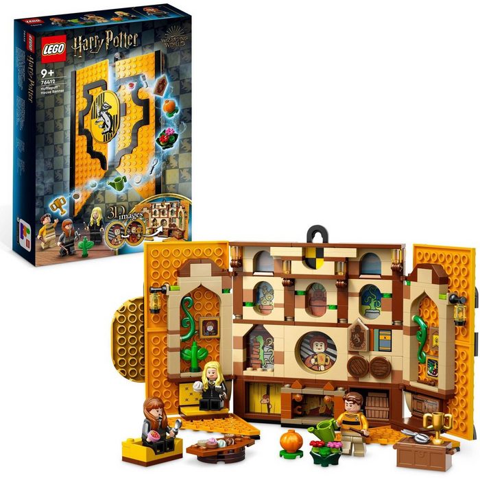LEGO® Konstruktionsspielsteine Hausbanner Hufflepuff (76412) LEGO® Harry Potter (313 St)