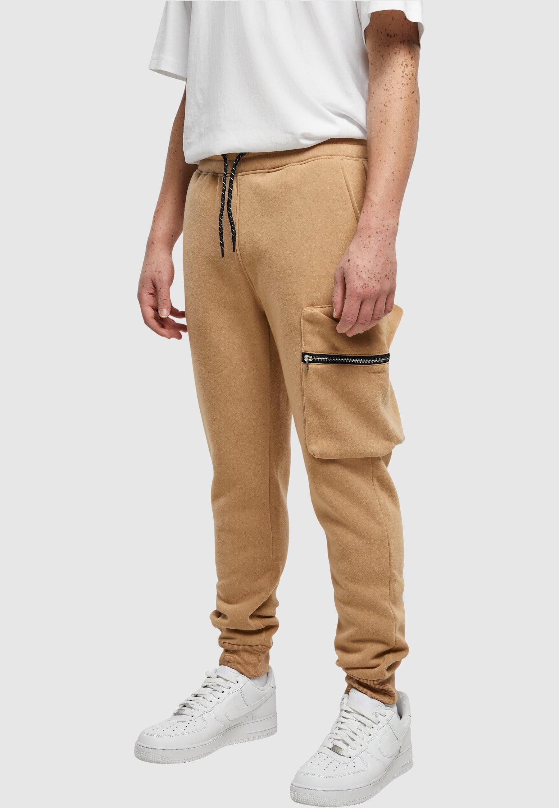 sand Zipper Herren Shiny Southpole Jogger Utility Fleece (1-tlg) Stoffhose