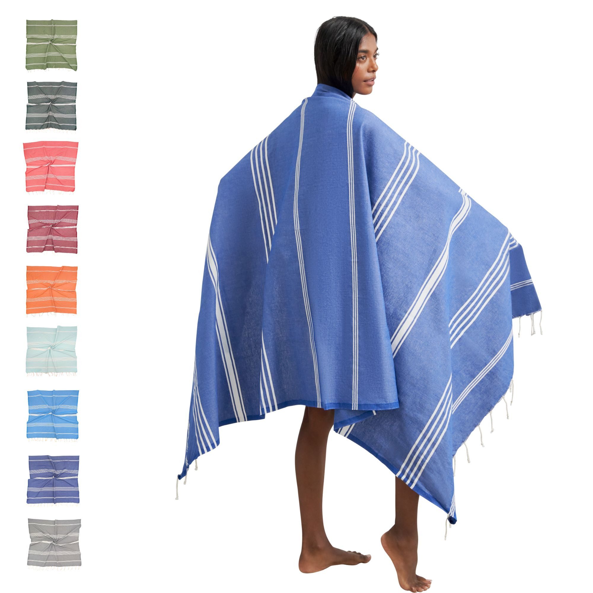 furora HOLIDAY Saunatuch Strandtuch Hamamtuch: groß 100x200 cm Saunatuch, S günstig online kaufen
