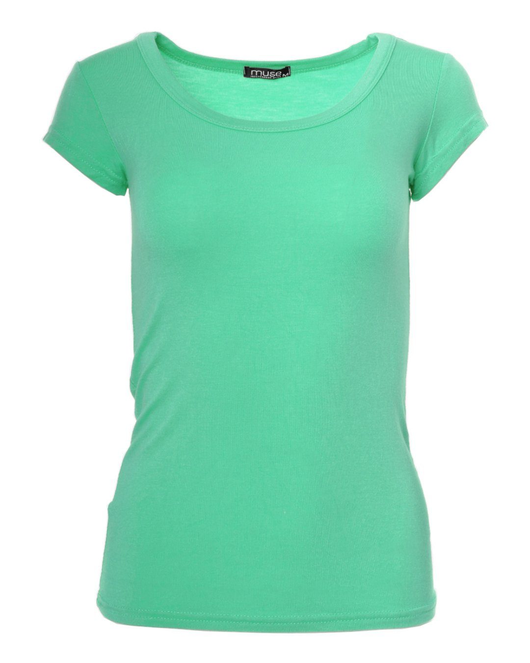 Muse T-Shirt Basic Kurzarm T-Shirt Skinny günstig online kaufen