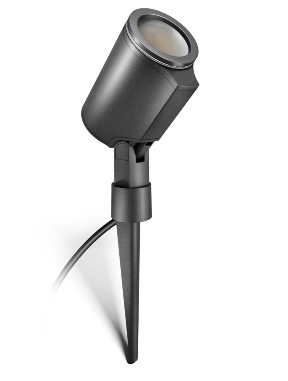 steinel Gartenstrahler Steinel Strahler Spot Garden Anthrazit mit, Inkl. Leuchtmittel, Dimmbar nicht Smart Home-fähig ohne Bewegungsmelder
