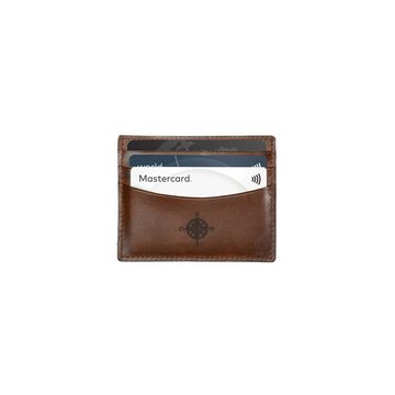 DRAKENSBERG Kartenetui »Blake« Vintage-Braun, elegante Slimwallet aus Leder für Herren, Kreditkarten Aufbewahrung