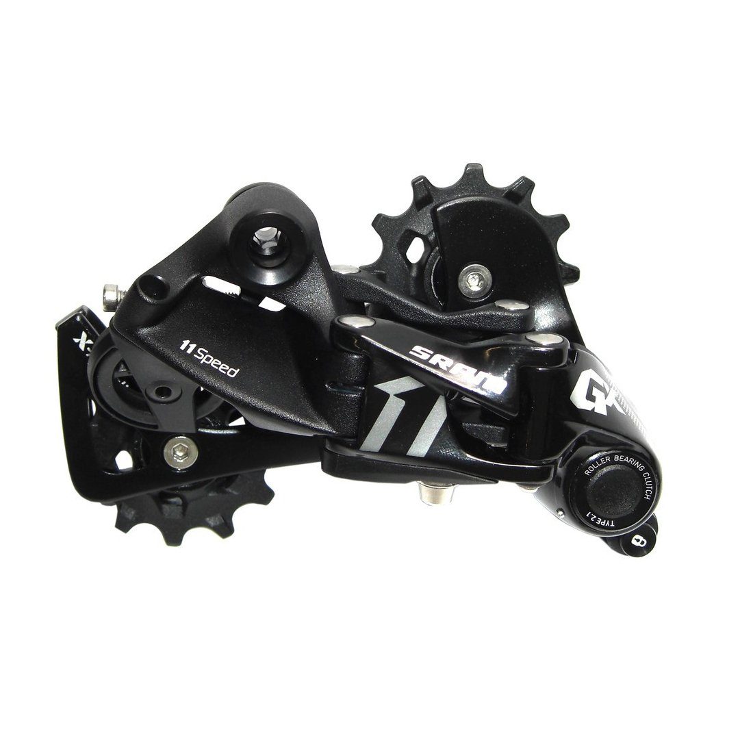 SRAM Schaltung 11-fach Schaltwerk "GX1 1X11", langer Käfig (max. 42 Zähne), Alu