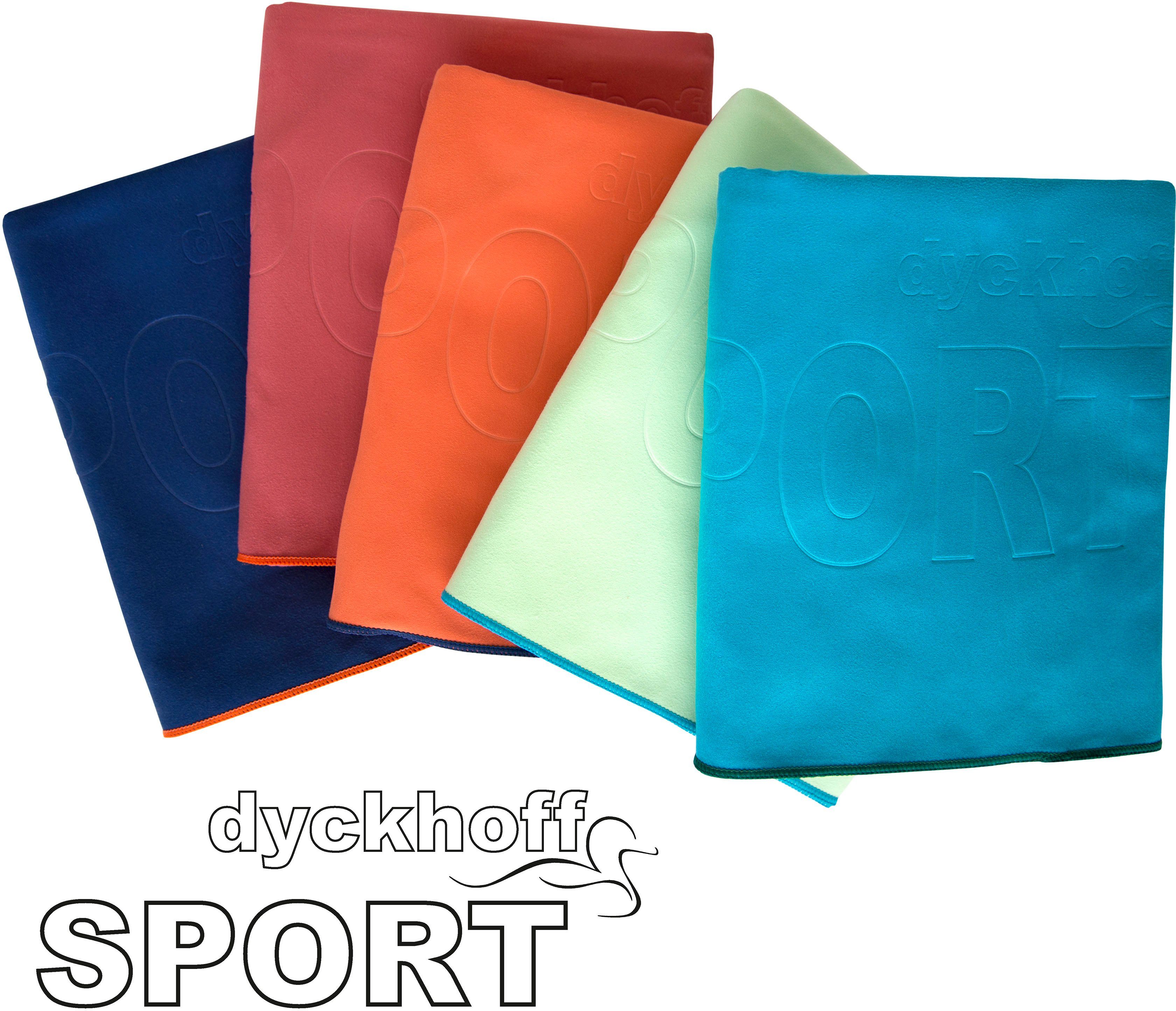 Dyckhoff Sporthandtuch Mikrofaser Sporttuch, Microfaser (1-St), auch als 2er Set erhätlich – Bild 4 von 5