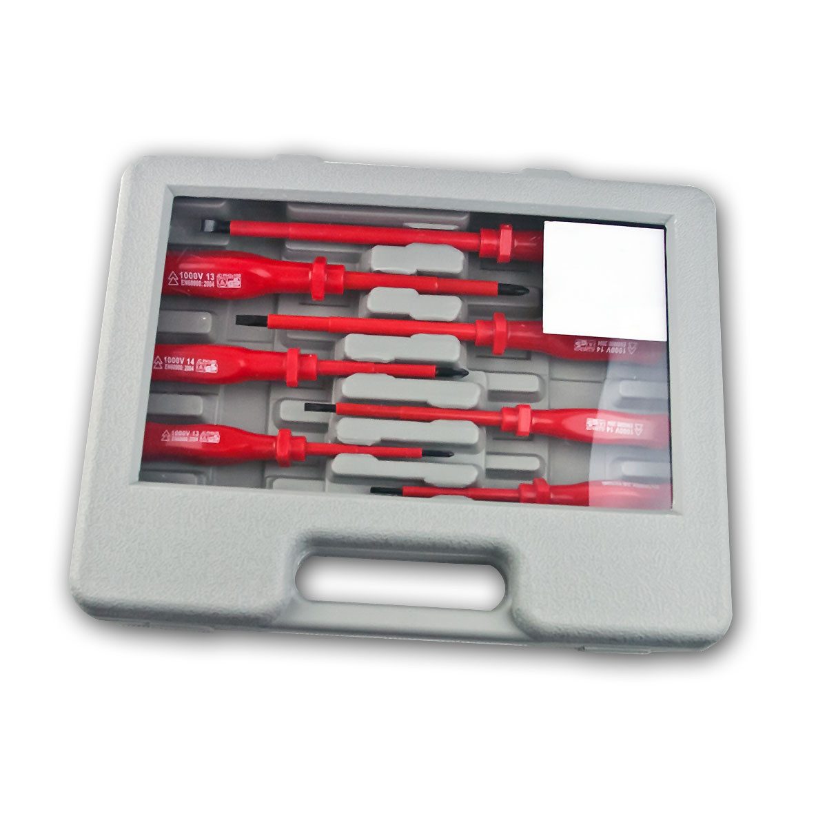 ChiliTec Schraubendreher Elektro Schraubendreher-Set 8-teilig im Koffer