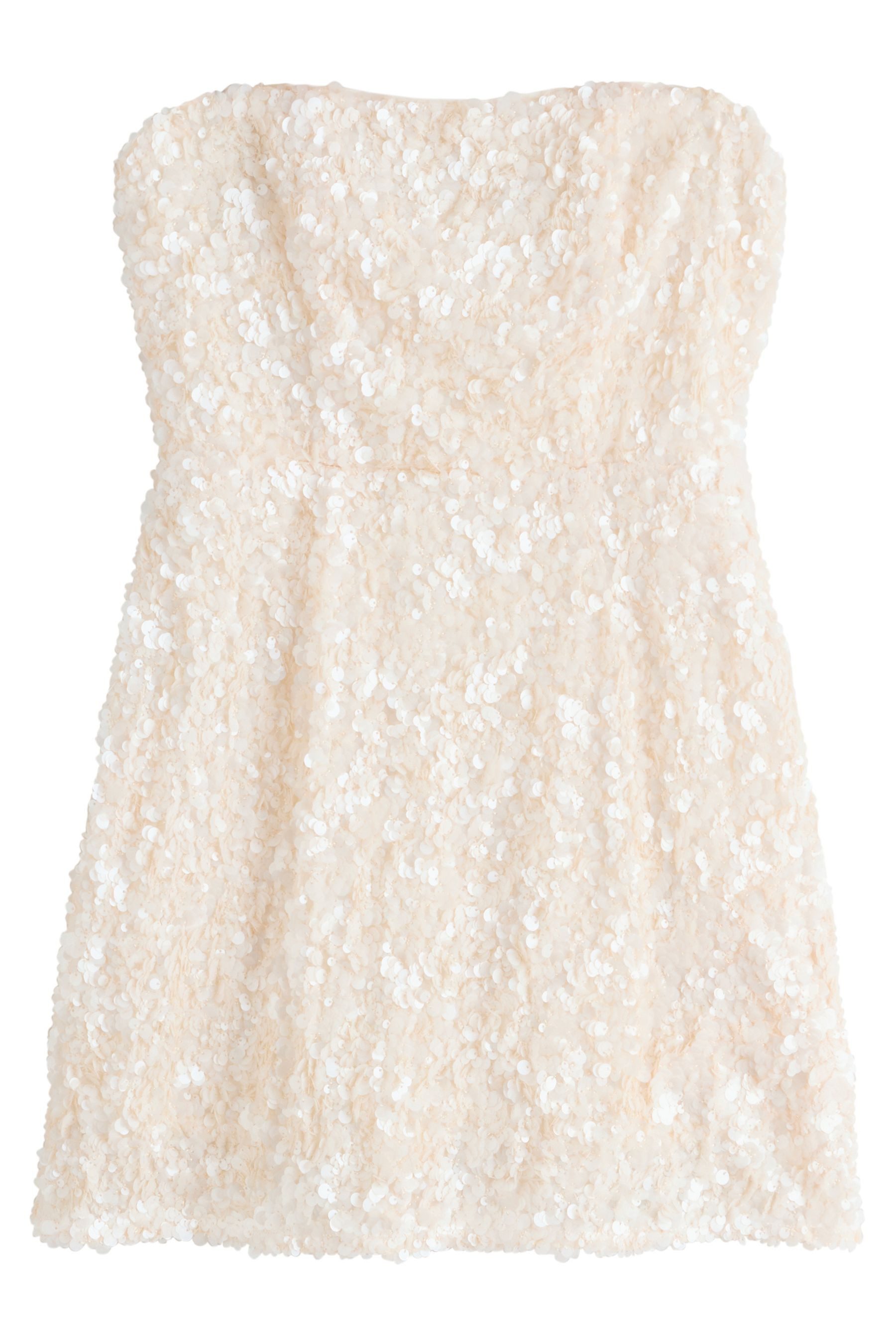 Next Minikleid Festliches Bandeau-Minikleid mit Pailletten (1-tlg)