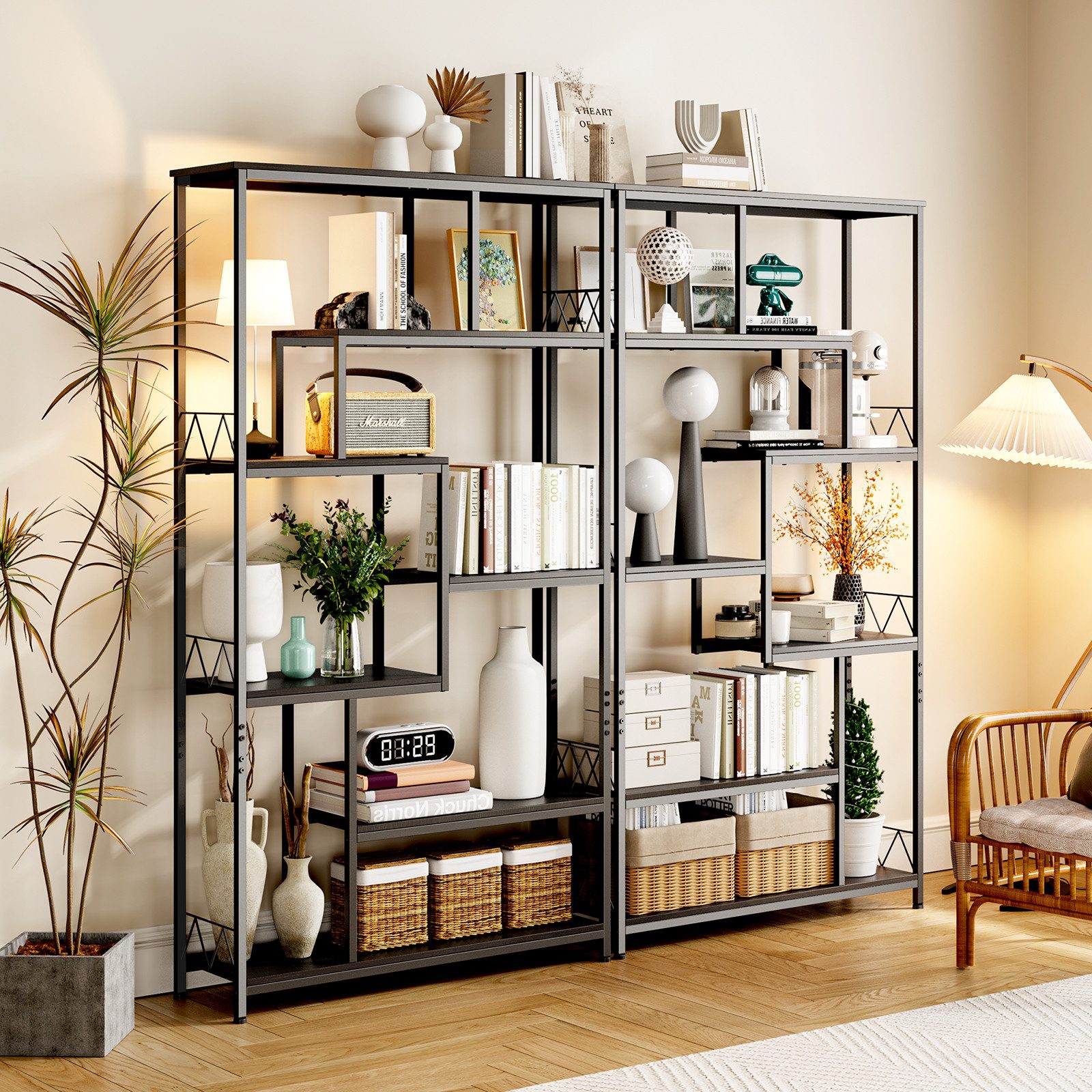 Bealife Bücherregal,6 Etagen, freistehendes Regal für günstig online kaufen