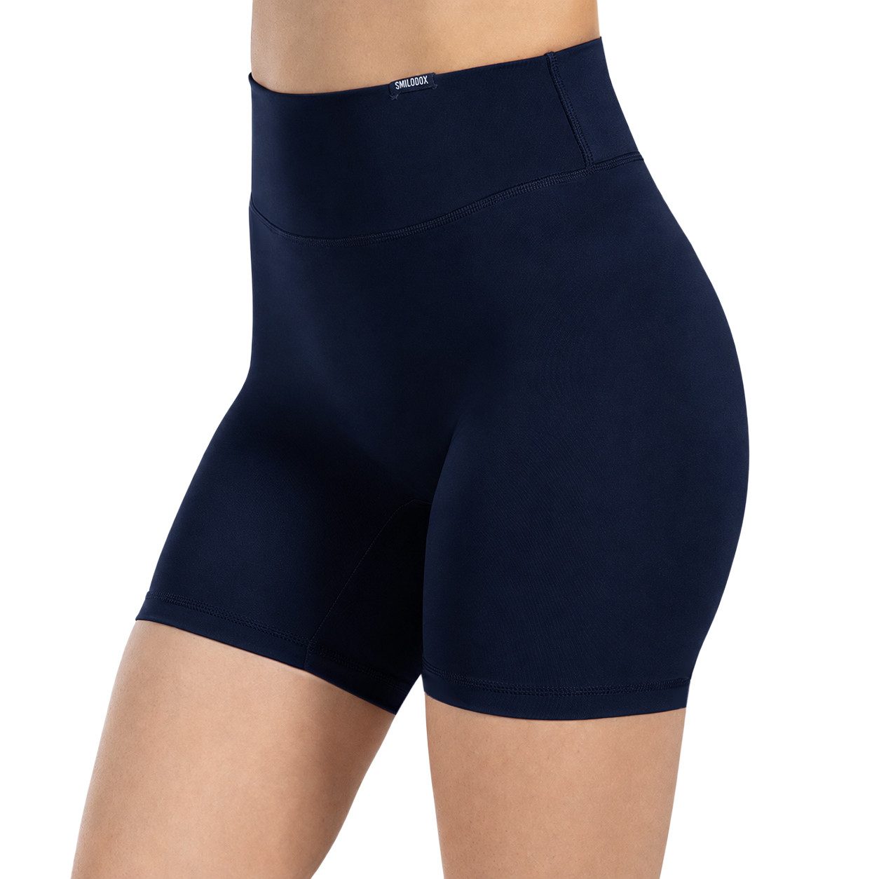 Smilodox Shorts SoftFeel Darbie, High Waist Yogashorts, atmungsaktiv & 4-Wege-Stretch Feuchtigkeitsableitende Radlerhose, schnelltrocknend, Pilates Yoga