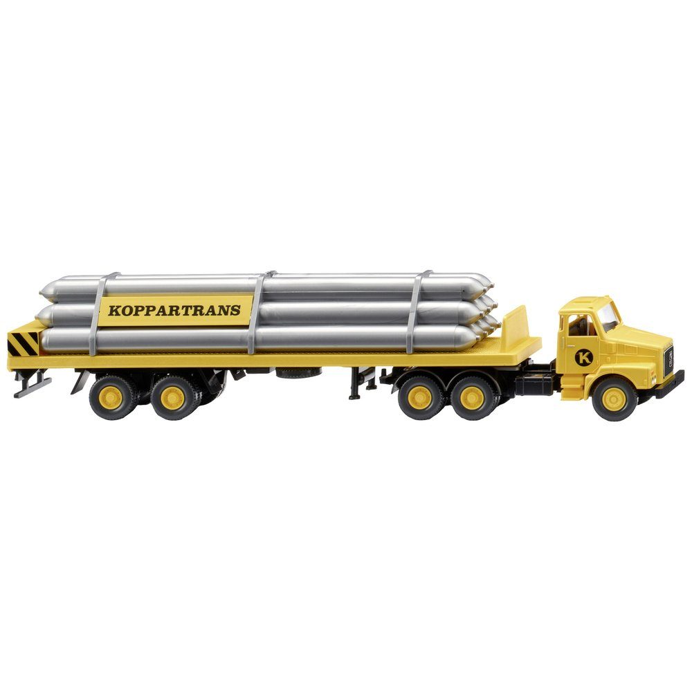 Modelleisenbahn-Straße Wiking 078701 H0 LKW Modell Volvo Gastransportsattelzug N12 Koppartran