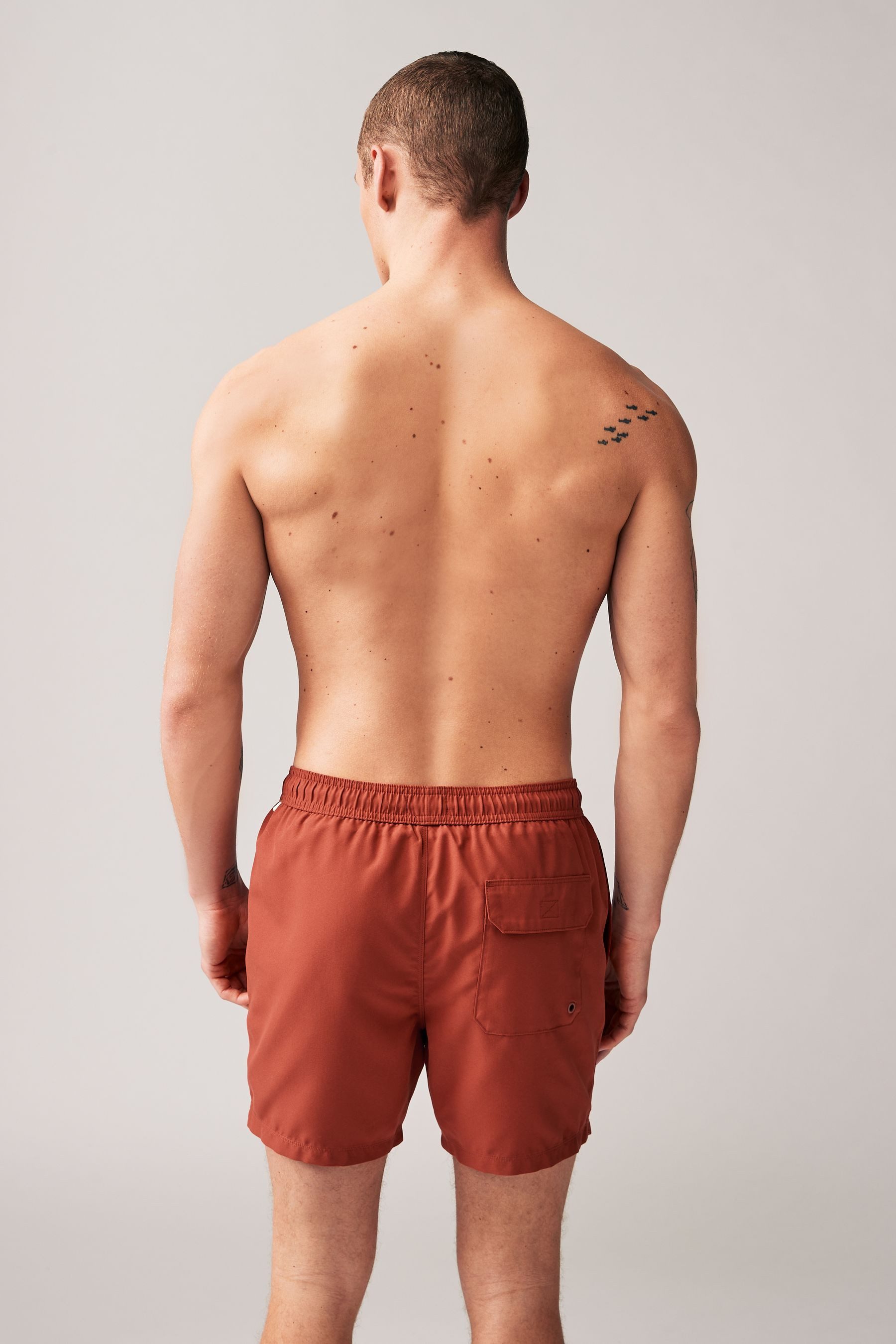 Next Badeshorts Schlichte Badeshorts mit Palmen-Logo günstig online kaufen