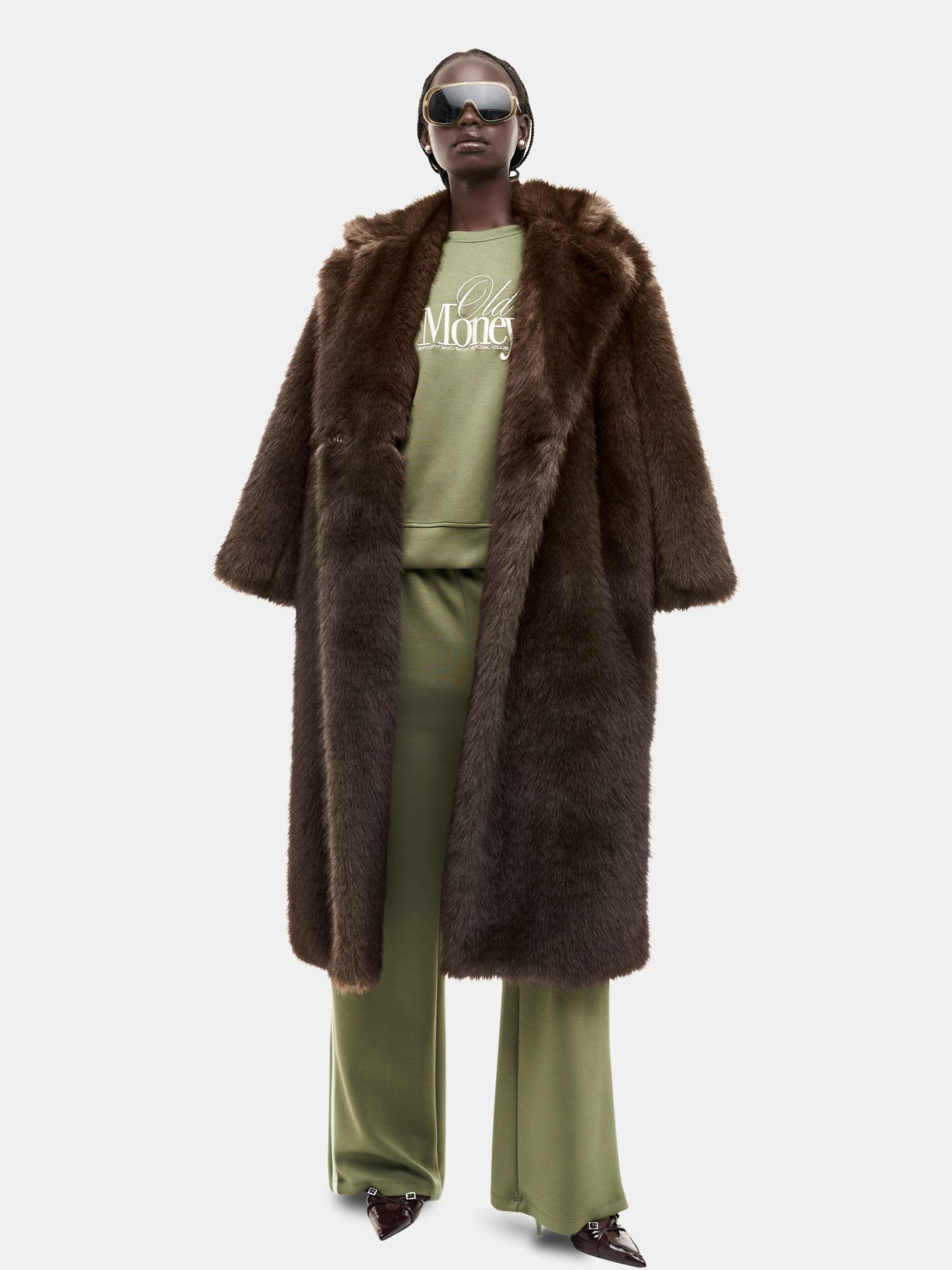 RICANO Fellimitatmantel Agata Handgefertigt aus hochwertigem günstig online kaufen