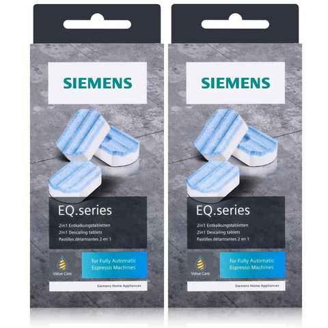 SIEMENS 2x Siemens EQ.series TZ80002A Entkalkungstabletten 2in1 für Kaffeevoll Entkalker