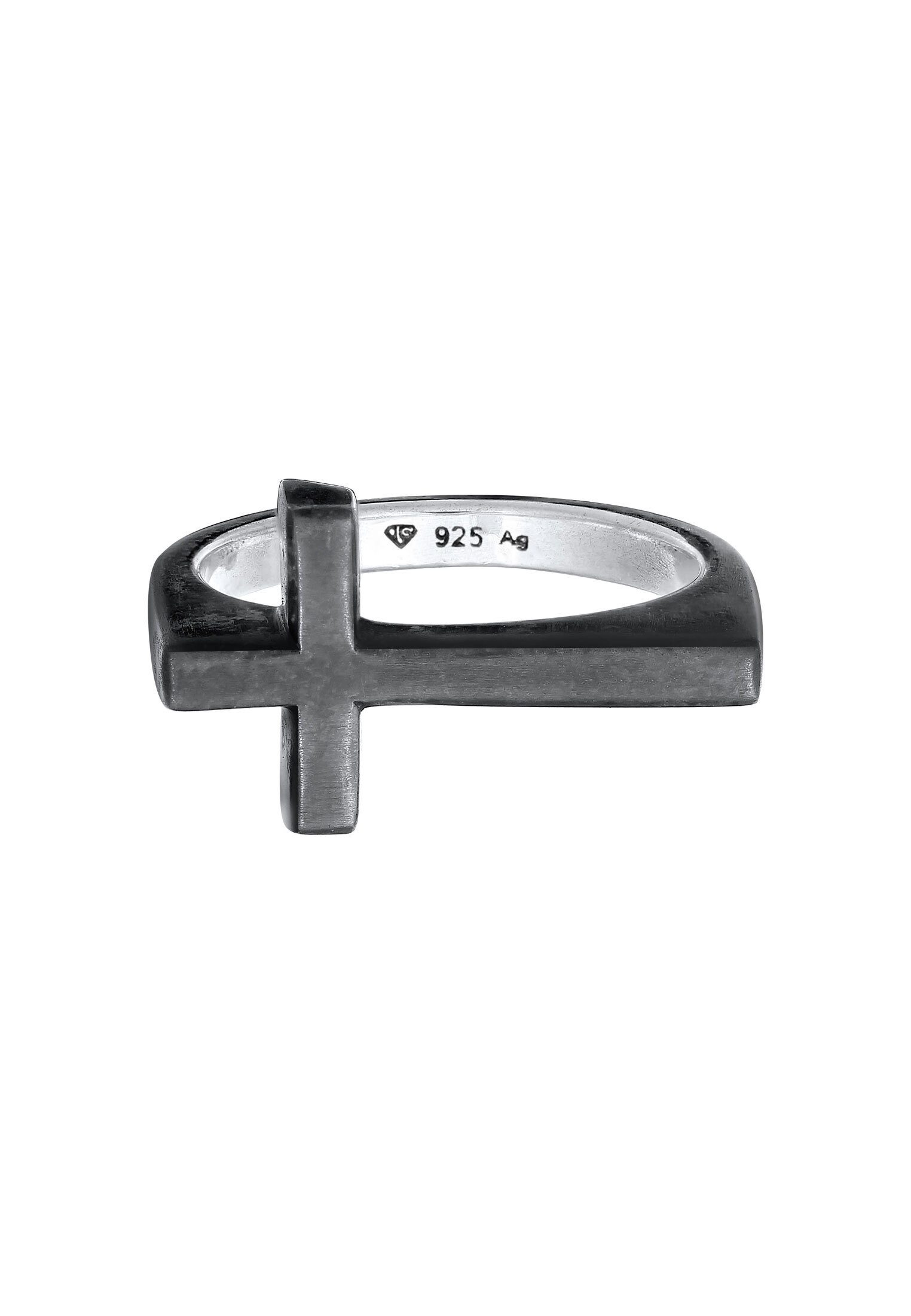 Kuzzoi Silberring Herren Kreuz Modern Schlicht günstig online kaufen