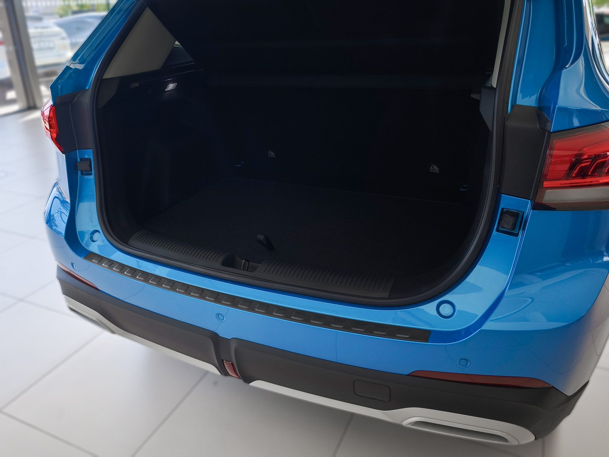 tuning-art Ladekantenschutz L3172 Edelstahl passgenau für MG ZS ZS3A 3. Generation 10/2024-