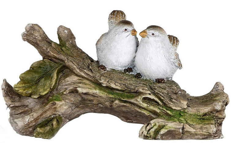 dekojohnson Dekofigur »dekojohnson Deko-Figur Vogel-Paar auf einem Ast«