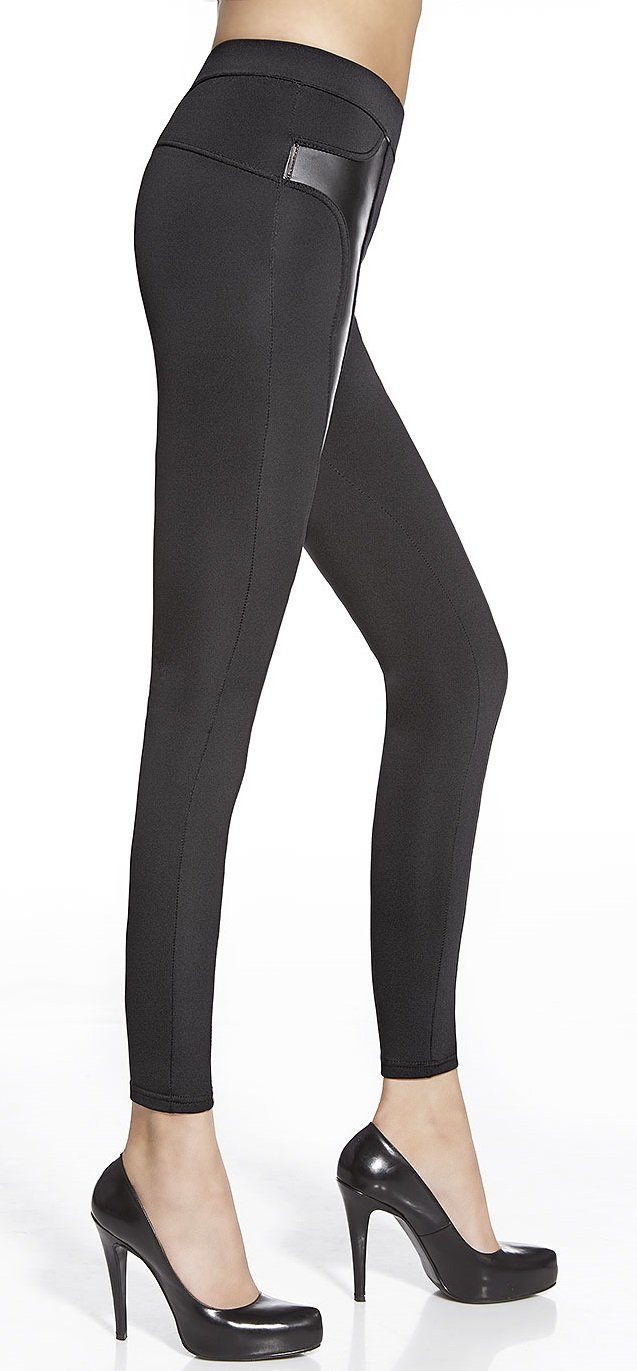 Bas Bleu Leggings »Wetlook Damenhose Hose Damen Leder-Look« online kaufen |  OTTO