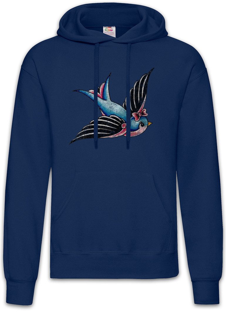 Hoodie Tattoo Swallow A Herren Hoodie Schwalbe Love hate Oldschool Art Studio