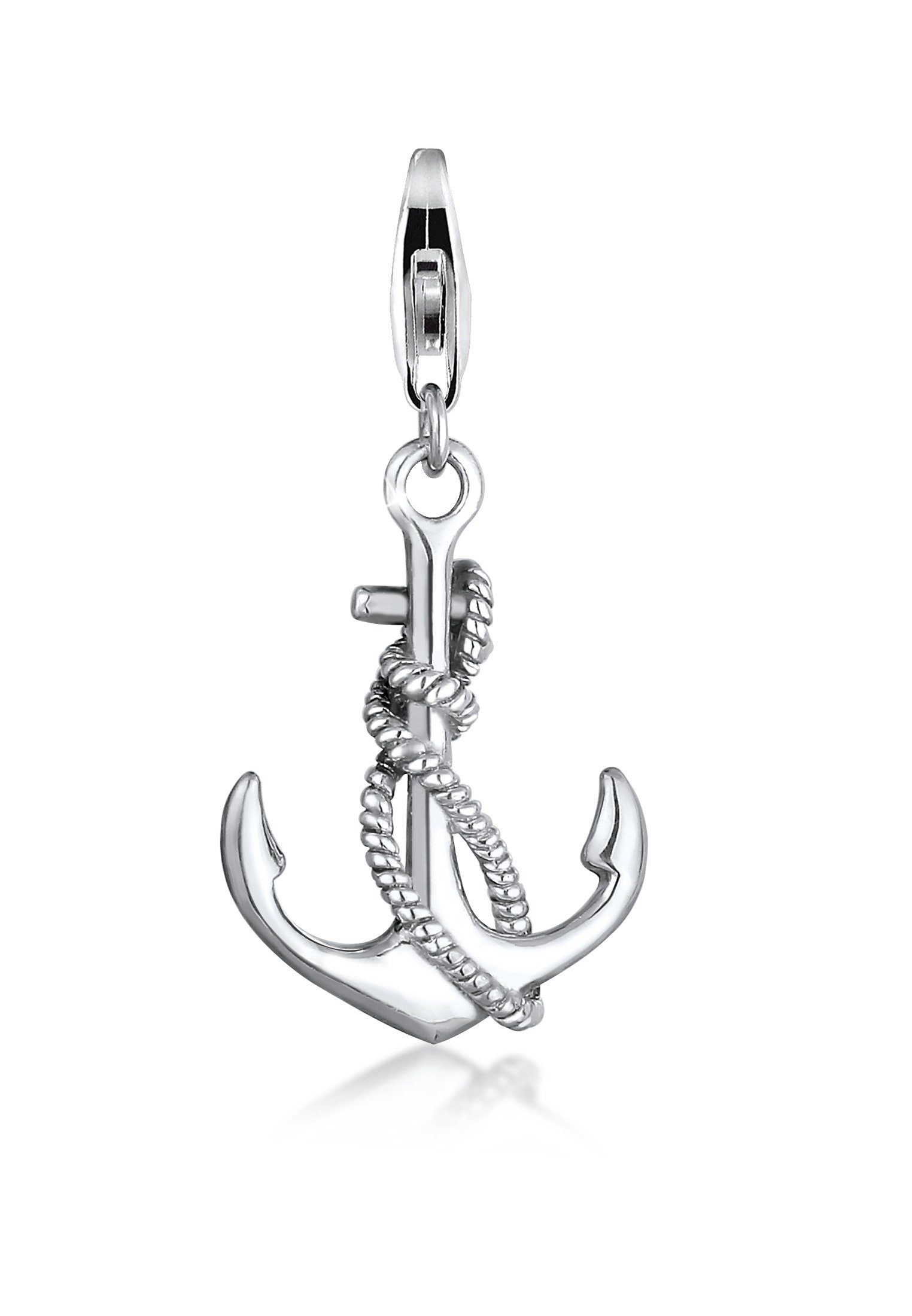 Nenalina Charm-Einhänger Anker Maritim Meer Trend Symbol 925 Silber