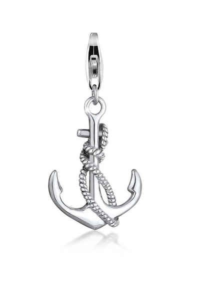 Nenalina Charm-Einhänger Anker Maritim Meer Trend Symbol 925 Silber