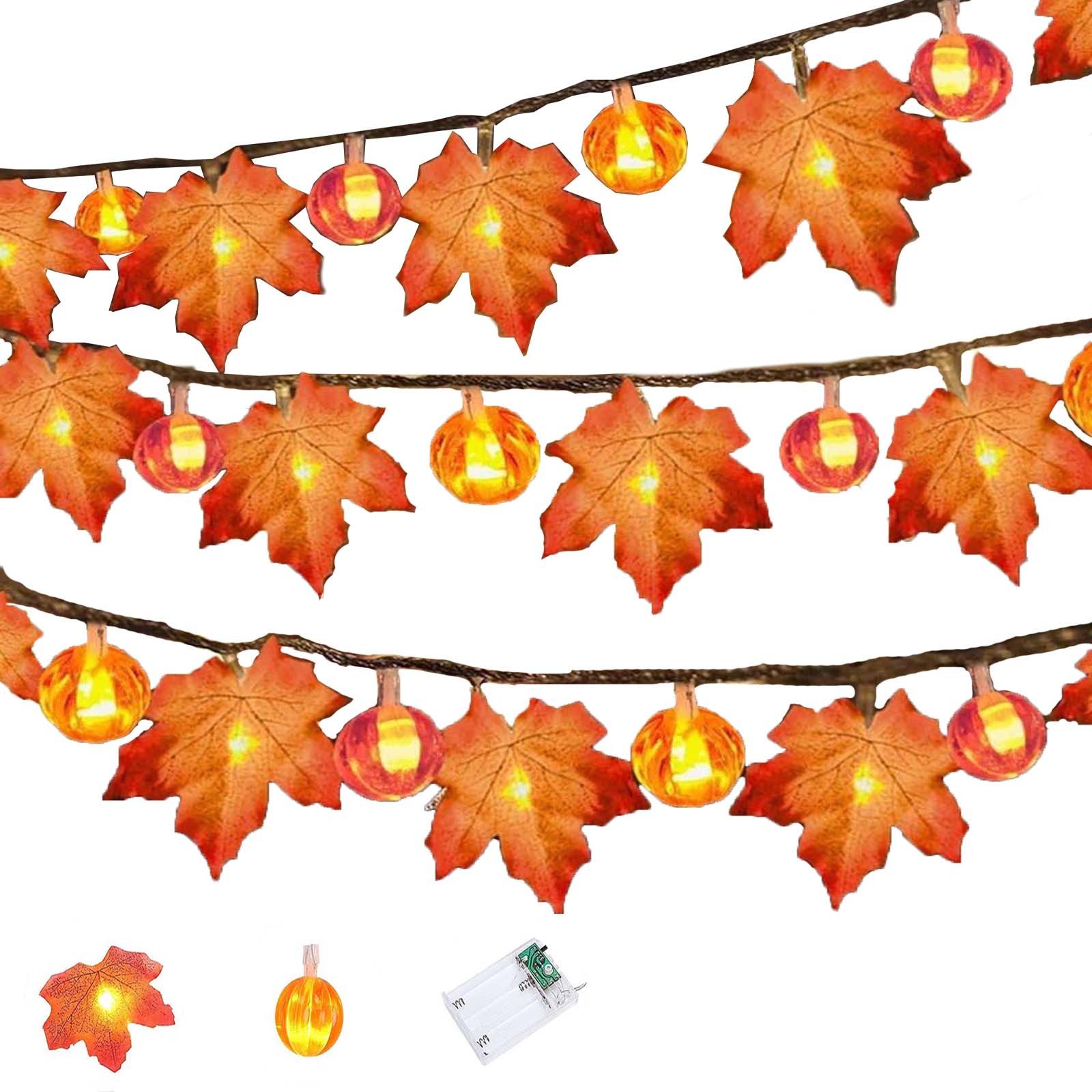 MUPOO LED-Lichterkette LED Nachtlicht Halloween Deko,1.5/3/6m,10/20/40LEDs, günstig online kaufen