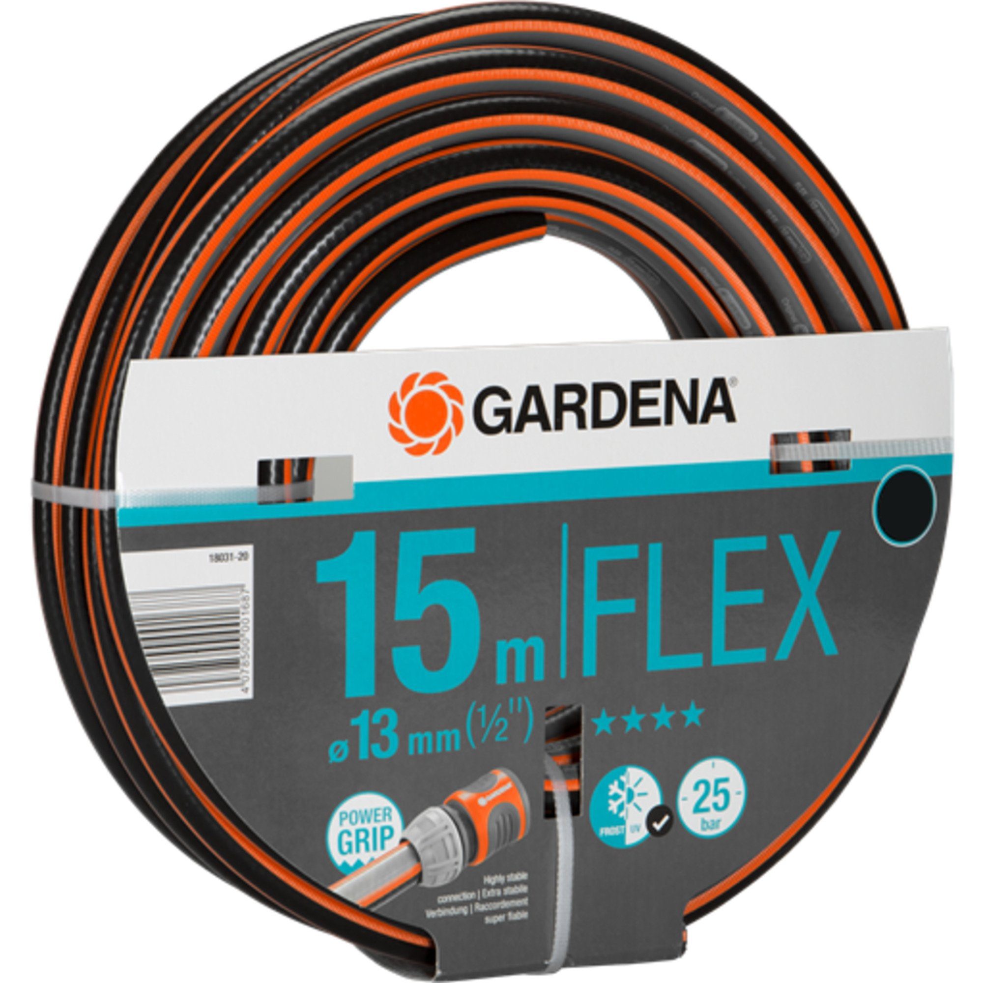 Gartenschlauch GARDENA Comfort FLEX Schlauch 13mm (1/2), (15